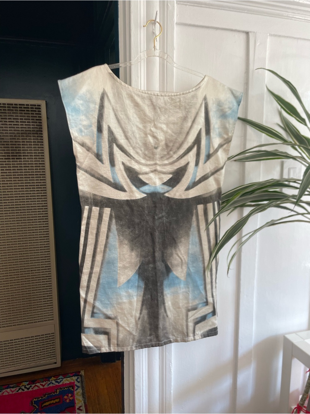 Iridescent vintage independent designer dress small